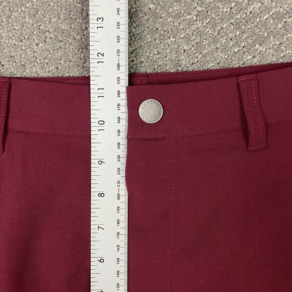 NWOT Bonobos Highland Tour Golf Pants Mens 35 x 32 Fit 36 x 31 Straight Burgundy - Picture 13 of 16